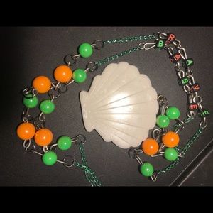 Rave Babe Glow Handmade Resin Necklace